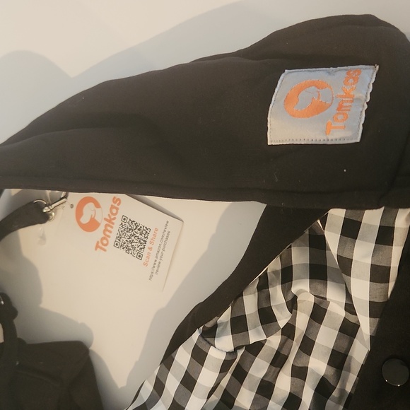 Tomkas Small Dog Sling Carrier - Adjustable Strap Zip Pocket Reversible |NWOT - Picture 8 of 9